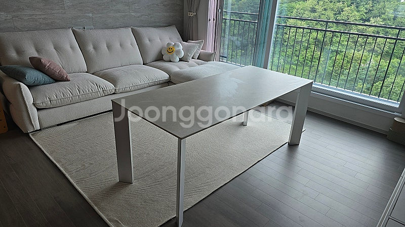 (상태최상) 한샘 바흐701 인칸토6인 세라믹 식탁 고...--6