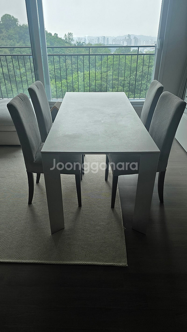 (상태최상) 한샘 바흐701 인칸토6인 세라믹 식탁 고...--9