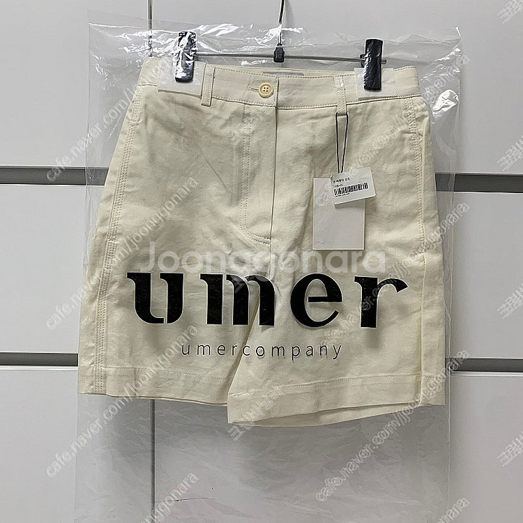 유메르 UMER 준 버뮤다 숏츠 크림 (택 달린 새상품...--0