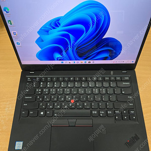 카본X1 6세대(i7 8550U,16G,SSD 1T,WQHD)노트북!