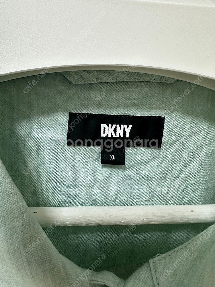 DKNY 썸머 린넨 블렌드 셔츠 XL사이즈--1