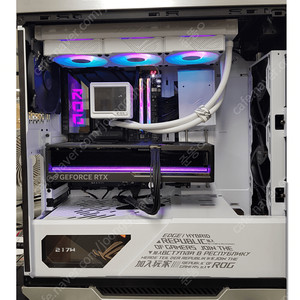ASUS ROG 풀세트 올화이트 하이엔드PC / RTX 5090 Astral + 9950X3D / 감성 끝판왕 미사용급