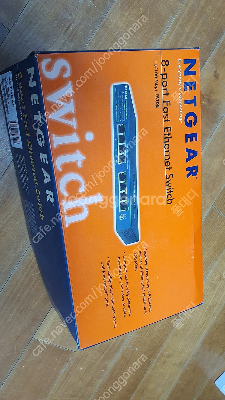 Netgear 넷기어 FS108 스위칭 허브--0