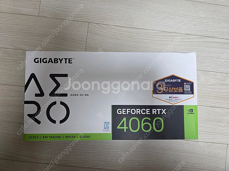 기가바이트 지포스 RTX 4060 AERO 팝니다.--0