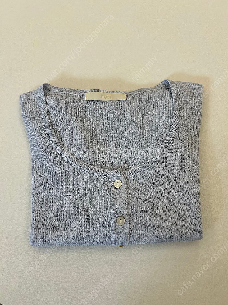 리즈 베이스 슬림가디건 블루--6