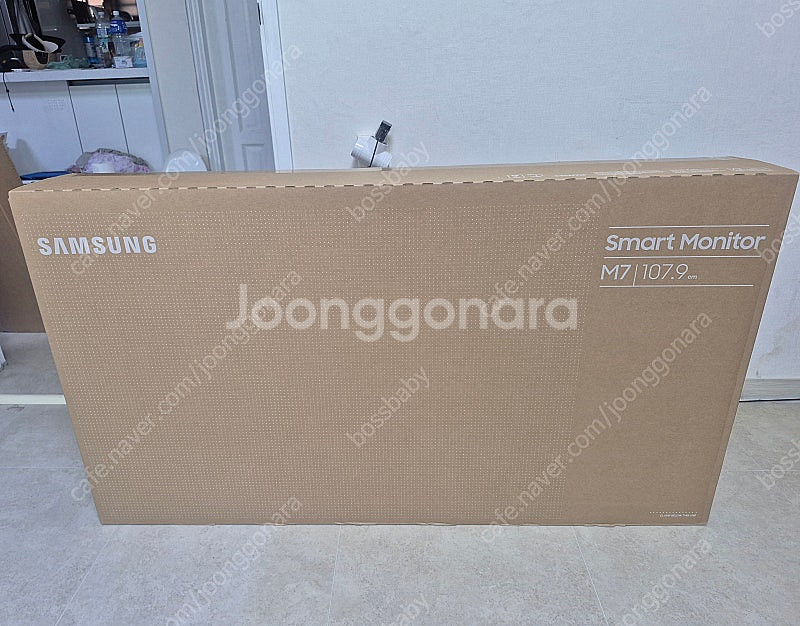 (미개봉) 삼성 삼탠바이미 M7 43인치 화이트 LS4...--0