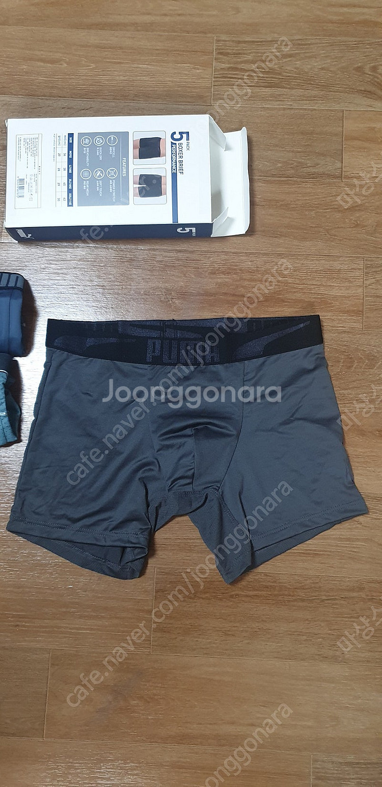 [남.31-32] 푸마 드로즈, 남성 팬티 3장 (택포...--4