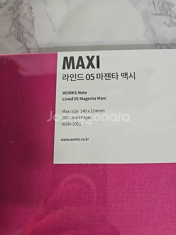 새상품-WORKS 노트 일괄판매 -라인드 05 마젠타 ...--4