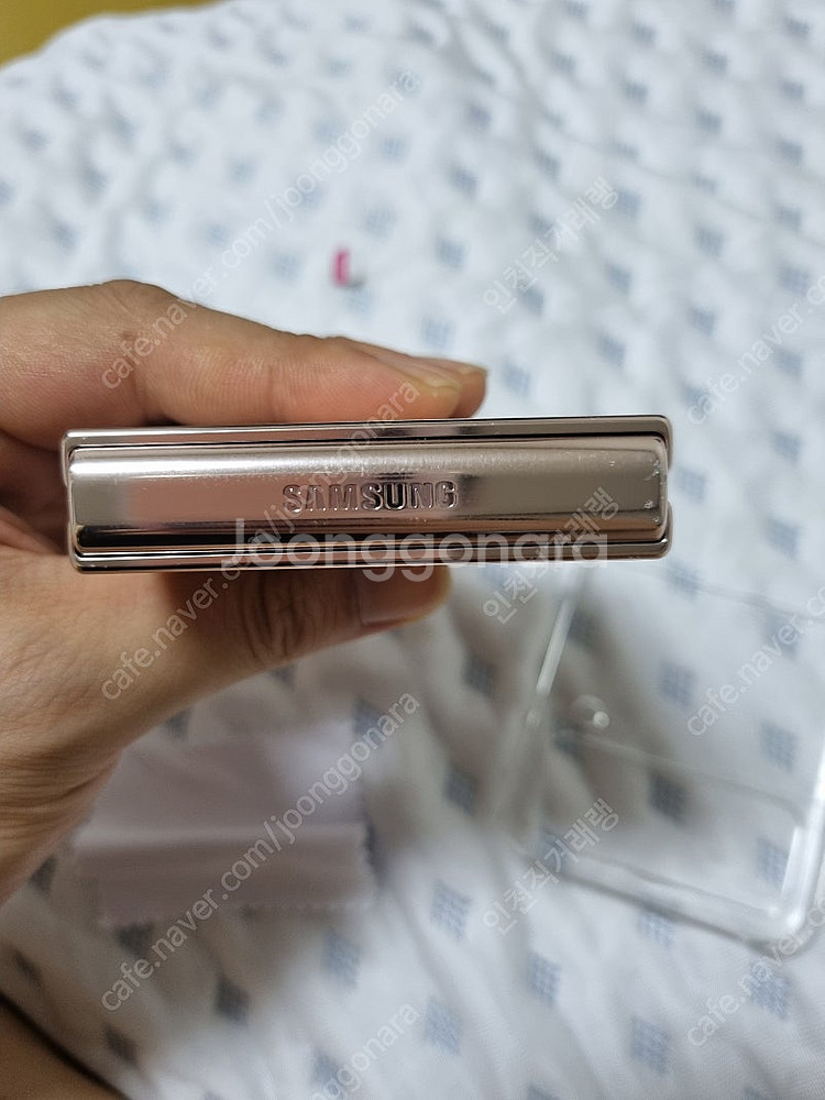 개인 갤럭시 z플립4 핑크골드 256gb 상태 a급--7
