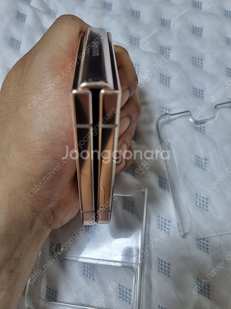 개인 갤럭시 z플립4 핑크골드 256gb 상태 a급--8