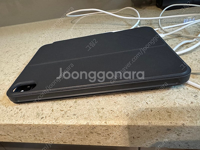 아이패드 미니 키보드 케이스 차콜색 팝니다--7