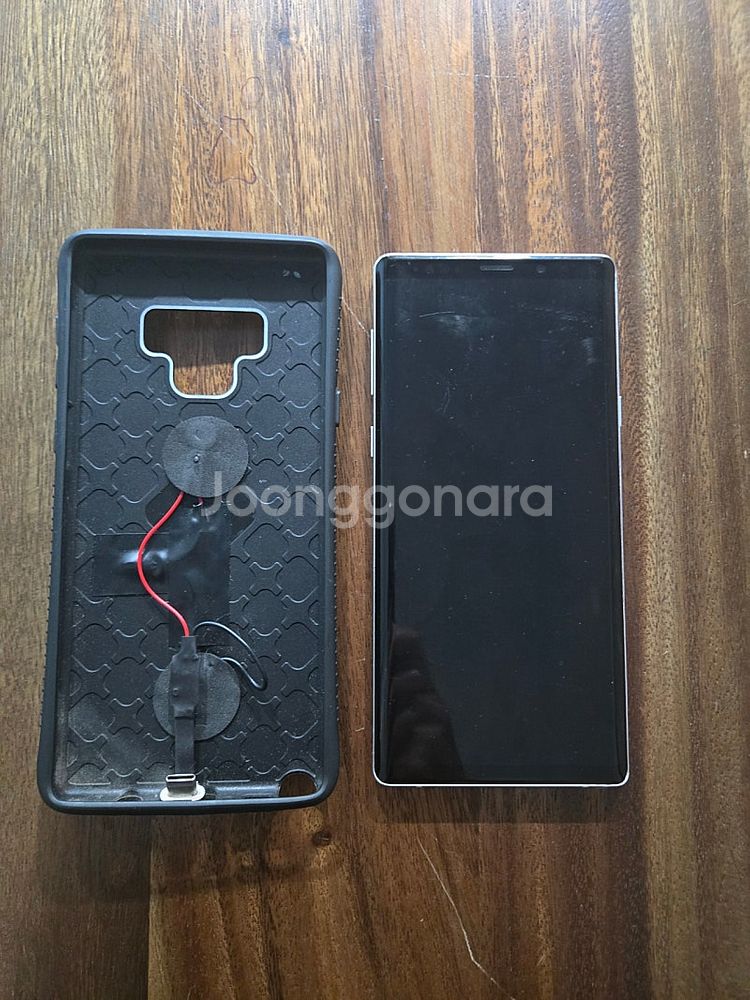 노트9 128G 오토바이 네비용 기기및 케이스(무선자석...--0