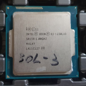 제온 E3-1230L v3 - 1150 소켓, 4세대 하스웰, 저전력