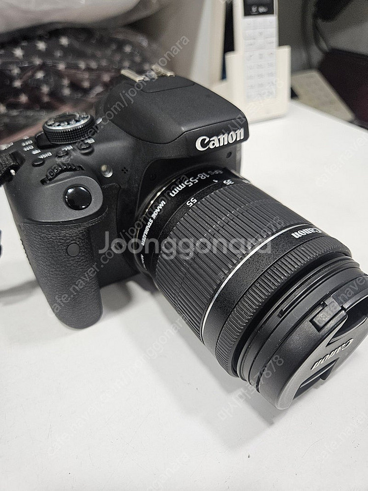 상태 a급 캐논 750d 카메라 렌즈 세트--0