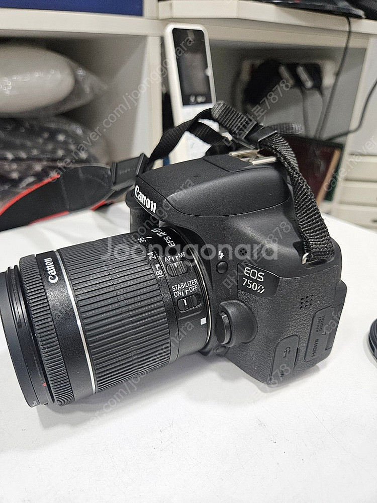 상태 a급 캐논 750d 카메라 렌즈 세트--4