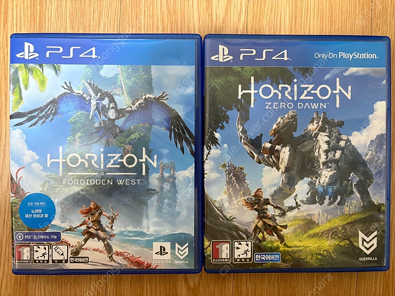 PS4/플스4 호라이즌 제로던 + 호라이즌 포비든 웨스트 일괄