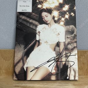 트와이스 쯔위 abouTZU / 비매 친필 싸인반