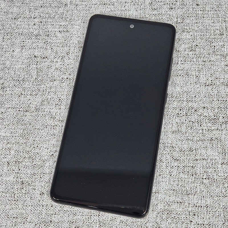 A528 ] 고성능 갤럭시 A52S 블랙색상 128GB, 삼성페이 가능! 게임용 기능 정상 10만원에 판매해요