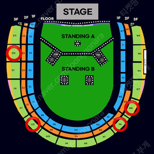 [오아시스 콘서트] 3층 연석 판매