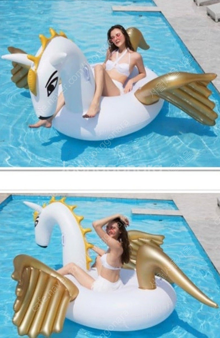 물놀이 특대형 페가수스 유니콘 튜브--2