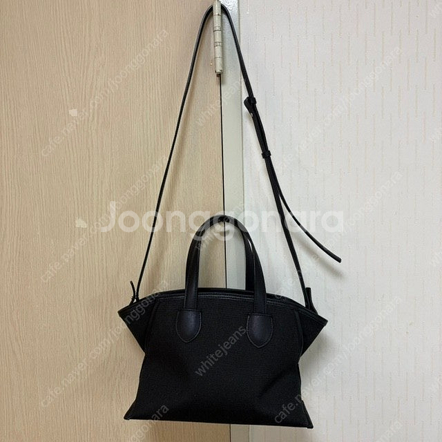 Sartu 사르투 타이 토트백 (블랙 캔버스백)--6