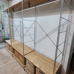 무인양품 서스선반(오크)