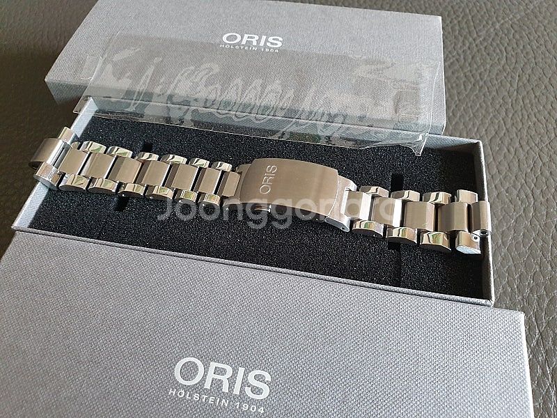 오리스 애커스 아퀴스 43mm 브레이슬릿 시계줄 메탈줄...--0