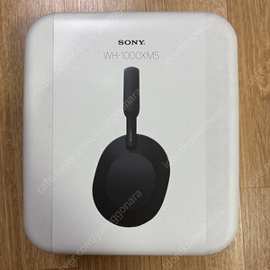 소니 WH-1000XM5 블랙 헤드폰 미개봉 새상품