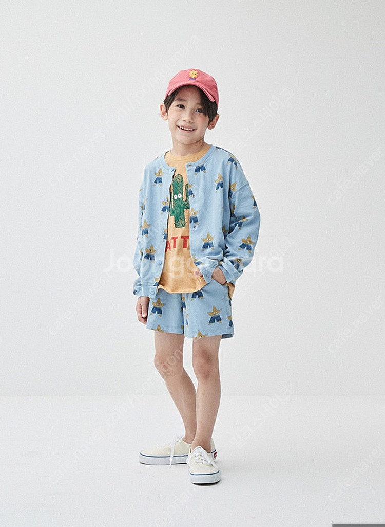 젤리멜로 꼬마별 가디건 바지 셋업--0