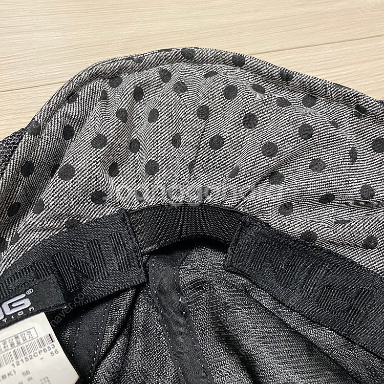 핑 골프 여성 도트 패턴 모자 56cm 사이즈 ( 택포...--3