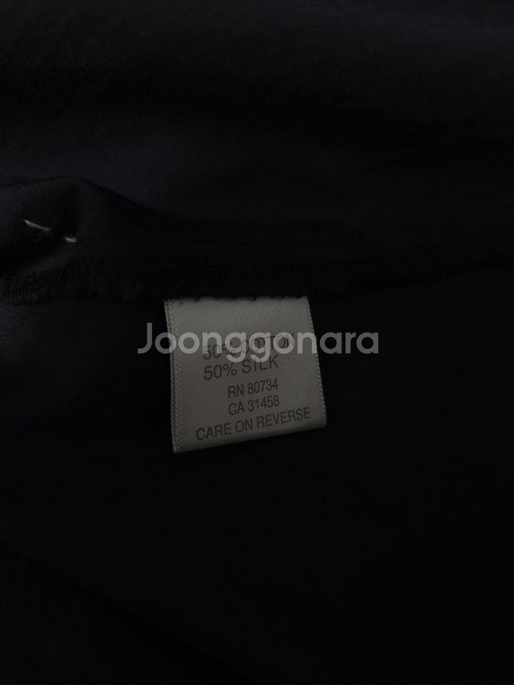 겐조 실크 레드/블랙 셔츠/한섬 타임 마인 시스템 띠어...--7