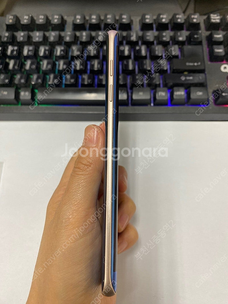 192747 갤럭시S7엣지 블루 외관깨끗합니다 32GB...--5
