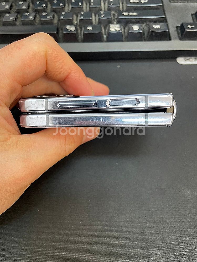 갤럭시Z플립4 블루 256GB 정식센터교체 상태좋은 중...--6