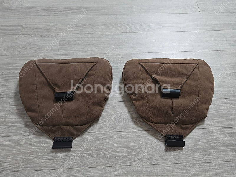 제네시스 G90 후석목베개 헤드레스트필로우 브라운 새상...--1