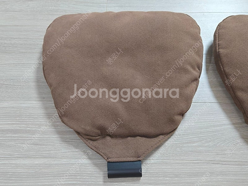 제네시스 G90 후석목베개 헤드레스트필로우 브라운 새상...--2
