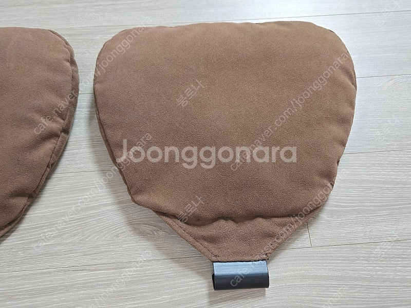 제네시스 G90 후석목베개 헤드레스트필로우 브라운 새상...--3