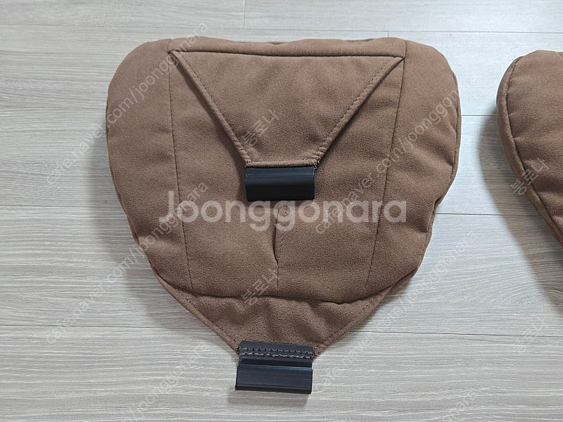제네시스 G90 후석목베개 헤드레스트필로우 브라운 새상...--4