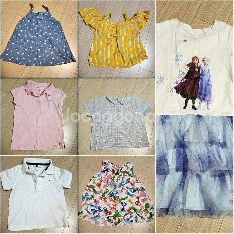 여아옷 100사이즈 16종 일괄--1