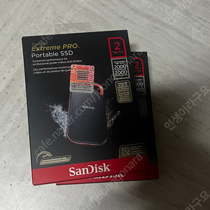 샌디스크 외장 ssd e81 2tb 팝니다