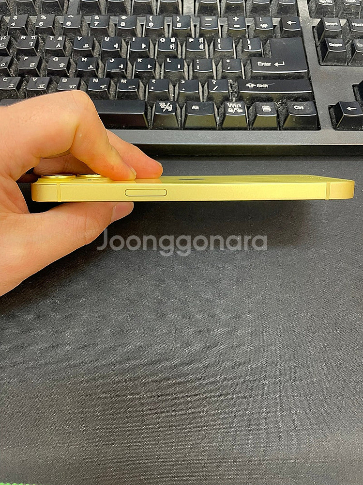 아이폰14 옐로 128GB 배터리88% 상태좋은 중고4...--4
