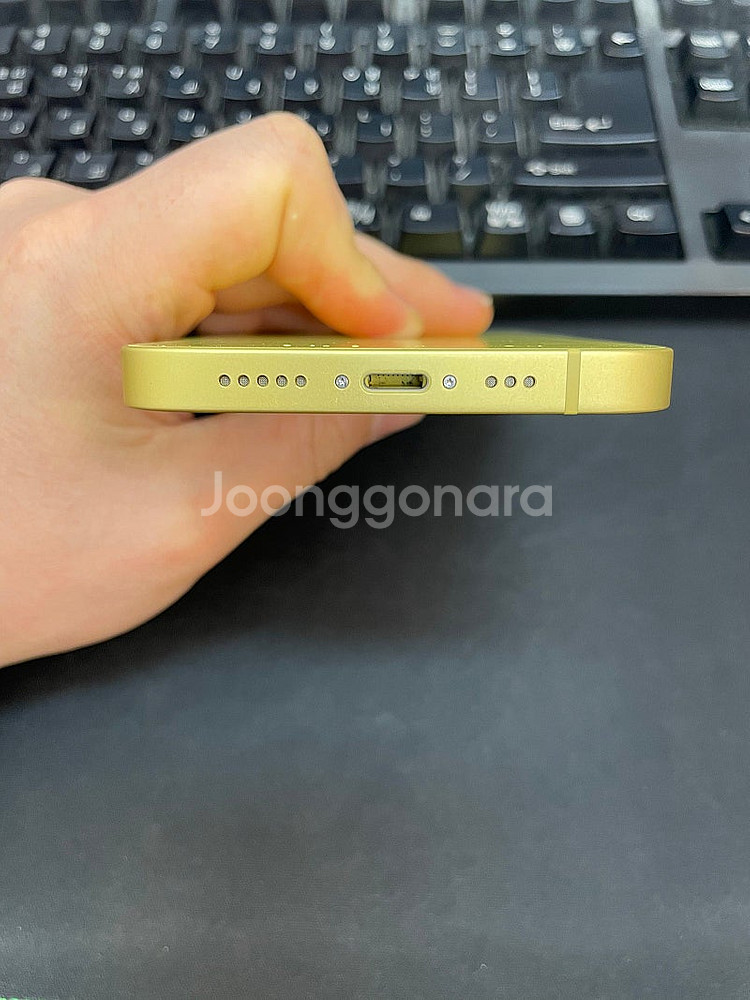 아이폰14 옐로 128GB 배터리88% 상태좋은 중고4...--5