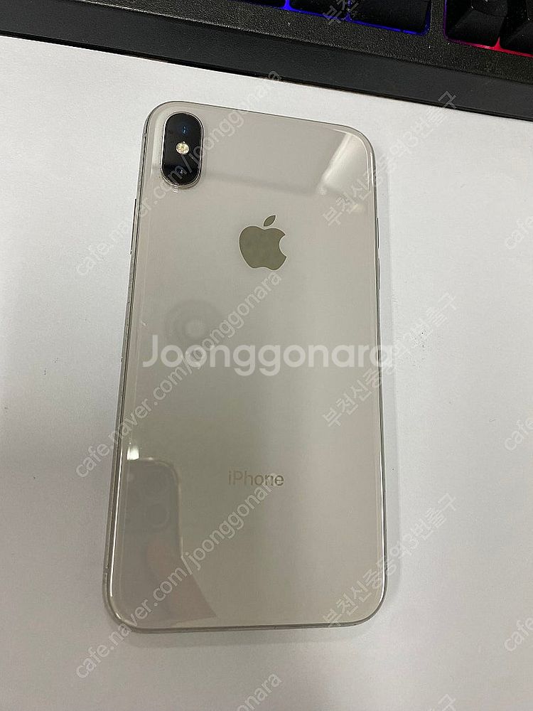 482452 아이폰X 실버 외관깔끔 64GB 배터리성능...--0