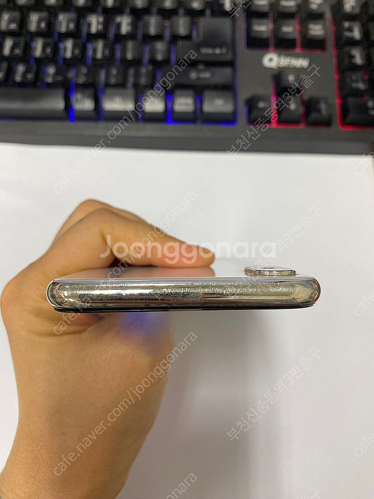 482452 아이폰X 실버 외관깔끔 64GB 배터리성능...--3