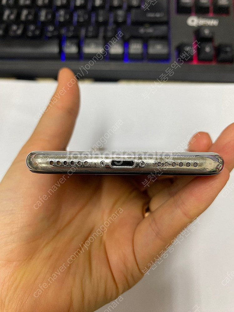 482452 아이폰X 실버 외관깔끔 64GB 배터리성능...--6