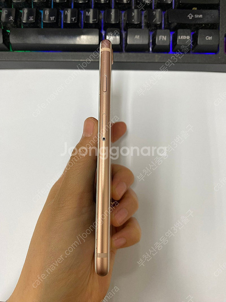 205245 아이폰8 로즈골드 액정SS급 256GB 배...--5