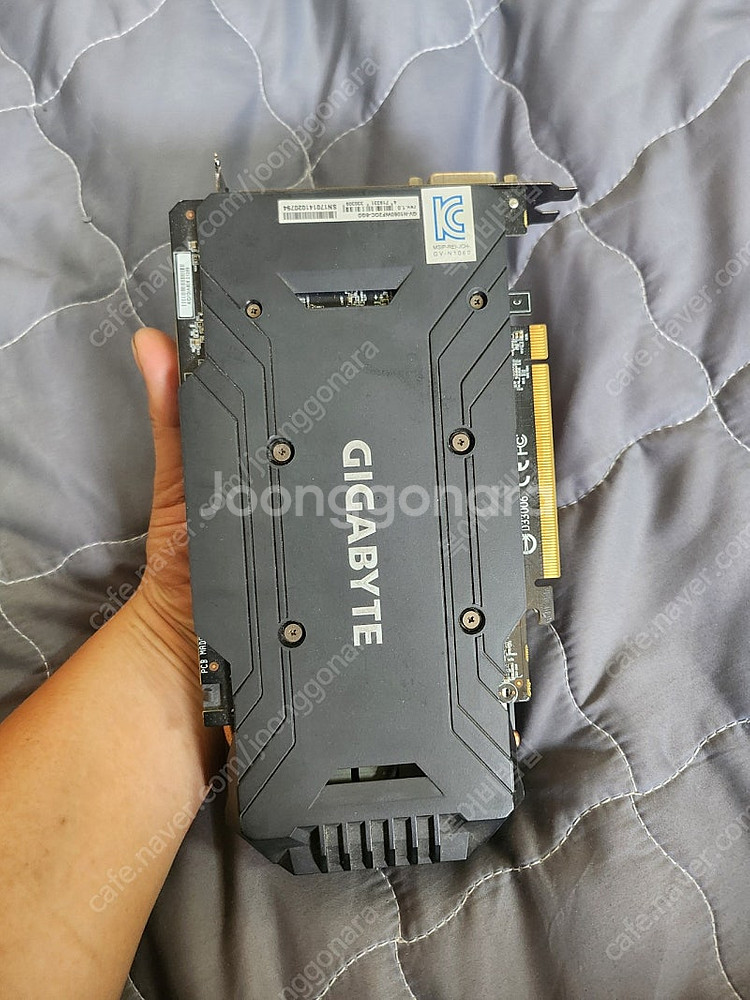 고장난 기가바이트 GTX 1060 6GB를 2만원에 팝...--2