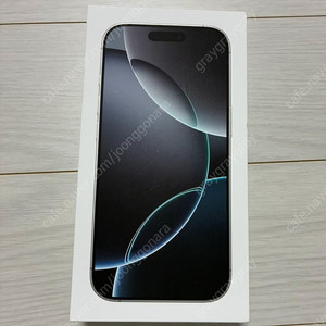 아이폰 16 프로 256gb 화이트티타늄 미개봉