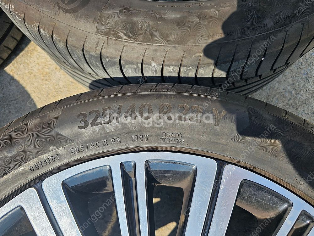 벤츠 GLS600 마이바흐 순정 22인치 중고휠타이어--2