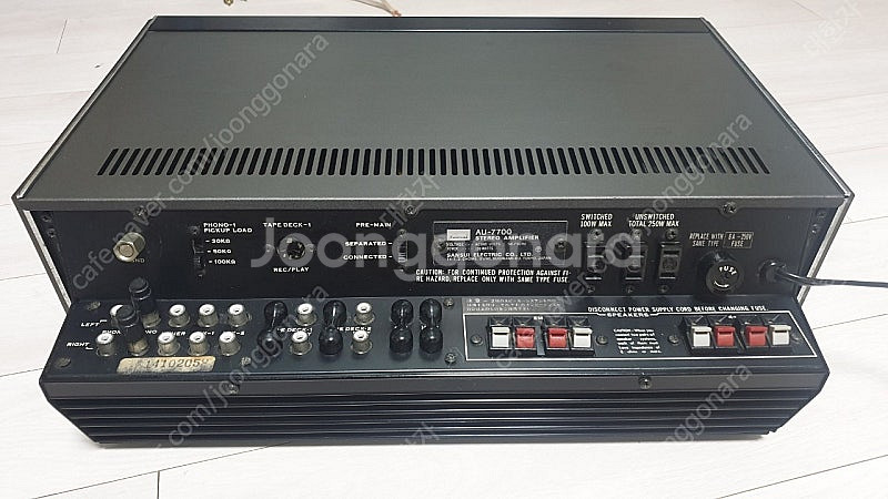 Sansui 산수이 AU-7700 인티앰프--4