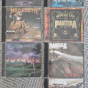 메가데스 / 판테라 CD 판매 합니다